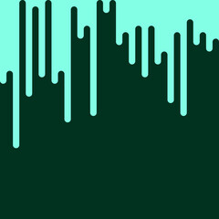 Dark Green color Abstract Rounded Color Lines halftone transition background illustration