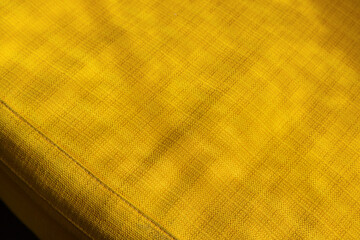 Pattern yellow textile sofa background...