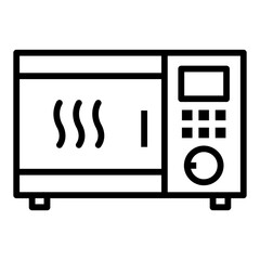 Microwave oven icon