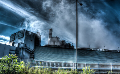 Katowice city landscape photos taken in HDR