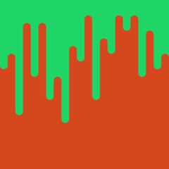 Dark Seafoam Green color Abstract Rounded Color Lines halftone transition background illustration