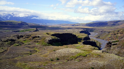 Obraz premium mountain landscape with blue sky