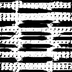 Seamless pattern with speed lines, brush strokes , circles . minimalistic poster with striped Design elements .Repeating Vector stripes .Geometric shape. Dynamic geometrical Endless overlay texture.