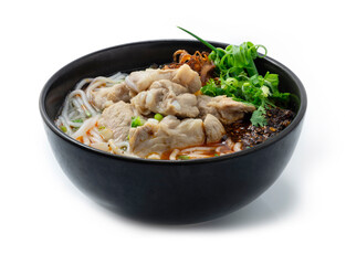 Vietnamese Rice Noodles Soup with Pork Spare Ribs