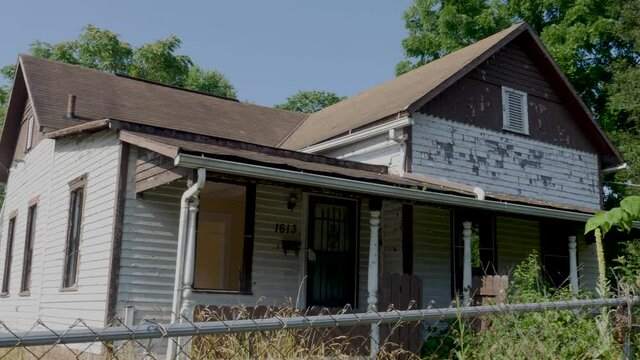 Abandoned home on the Eastside of Columbus Ohio