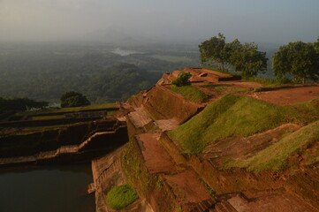 The amazing Sigiriya Fortress (Lion Rock) in the jungle of Sri Lanka