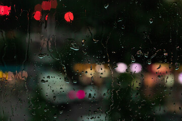 abstract blur raindrops