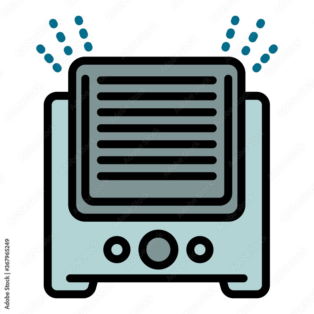 Aufkleber ultrasonic humidifier icon. outline ultrasonic humidifier vector icon for web design isolated on whi
