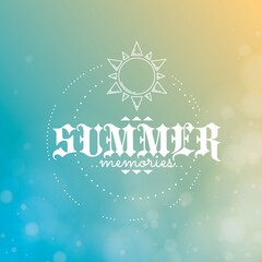 summer typography