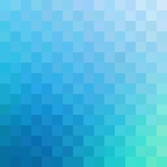 Blue tints gradient geometric background. Wicker pattern.