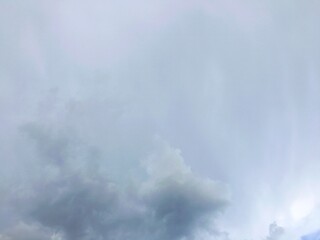 Fototapeta na wymiar natural white sky with clouds background
