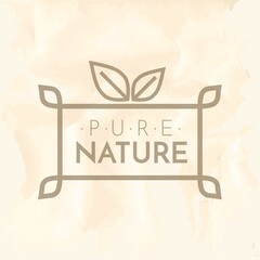 pure nature label