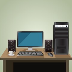 computer desk