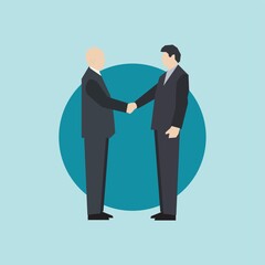 businessmen shaking hands