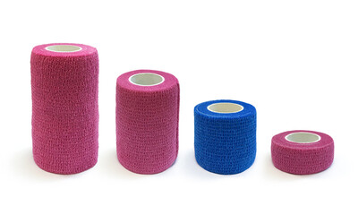 Veterinary self-fixing bandage for animals. Medical supplies. Helping animals.