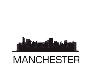 Fototapeta premium Manchester,England city cityscape, skyline 