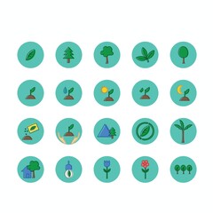 collection of nature icons