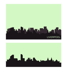 Obraz premium Liveropool, England city skyline