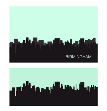 Birmingham, England city skyline