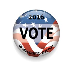 usa vote badge