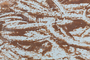 Old Weathered Painted Metal Texture 