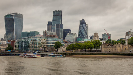 Fototapeta premium Cityscape of the Skyscrapers in the city of London financial district