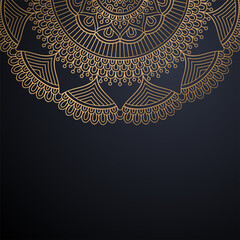 luxury ornamental mandala design background