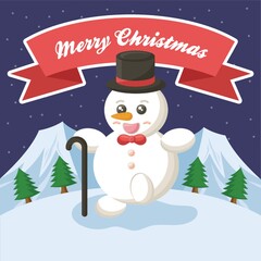 merry christmas card design