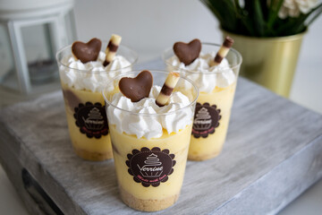 Verrine cupcake with banana flavor - Made with love