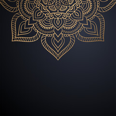 luxury ornamental mandala design background