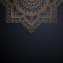 luxury ornamental mandala design background