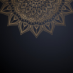 luxury ornamental mandala design background