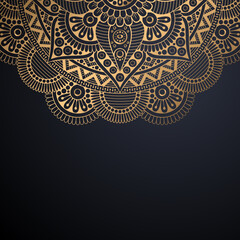 luxury ornamental mandala design background