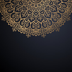 luxury ornamental mandala design background
