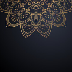 luxury ornamental mandala design background