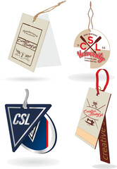 Cartellini accessori moda