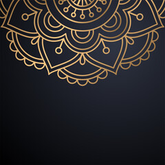 luxury ornamental mandala design background