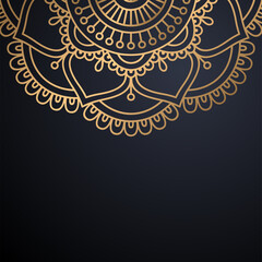 luxury ornamental mandala design background