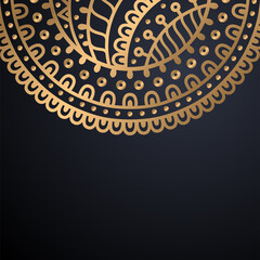 luxury ornamental mandala design background