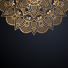 luxury ornamental mandala design background