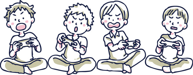 ゲーム　男の子　グループ