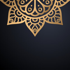 luxury ornamental mandala design background