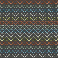 love shape pattern background