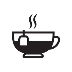 a cup with a tea bag