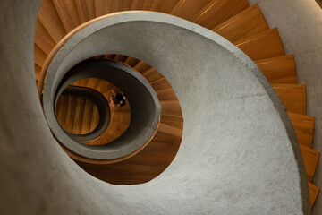 Fototapeta premium Spiral staircase