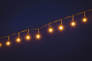 Blurred and soft of lamp.Lamp background.Lamps in evening .