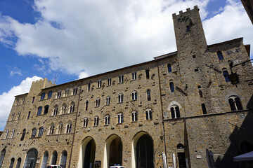 Fototapeta na wymiar Italy, Tuscany, Volterra, view of the town hall building