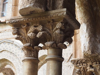 Sizilien, Italien, Monreale, Kleinstadt, Kathedrale Santa Maria Nuova, Kreuzgang, Brunnenhof,...