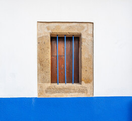 Nice and colorful window of a village house.
