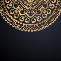 luxury ornamental mandala design background